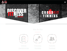 Tablet Screenshot of discoverfitness.ca